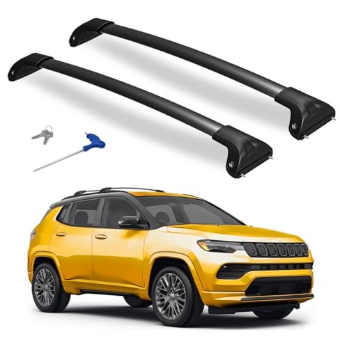 Soruci Roof Rack Cross Bars for Jeep Compass