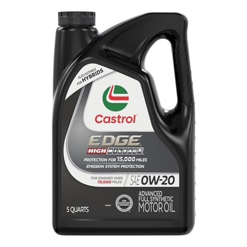 Castrol EDGE High Mileage 0W-20 Synthetic Oil