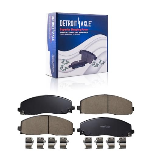 Detroit Axle Ceramic Brake Pads for Jeep Wrangler JL