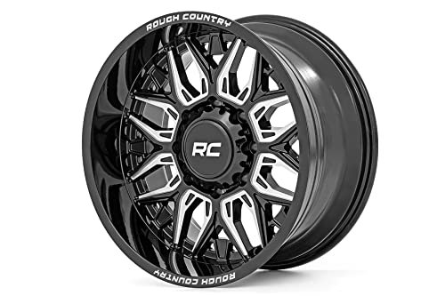 Rough Country Gloss Black Aluminum Jeep Wheel