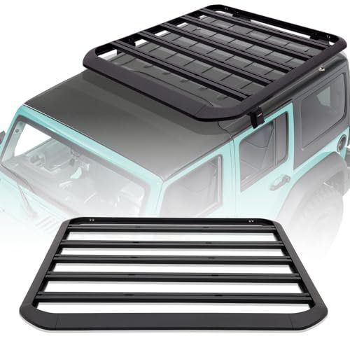 CALLIERT Half Roof Rack for Jeep Wrangler JK JKU