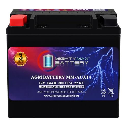 Mighty Max Auxiliary AGM Battery for Jeep Compass