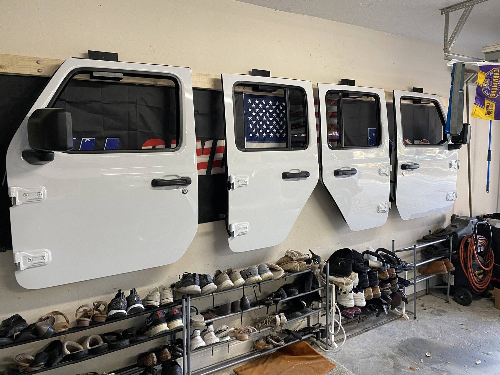How To Hang Jeep Doors In Garage: Easy DIY Storage Solution How To Hang Jeep Doors In Garage: Easy DIY Storage Solution