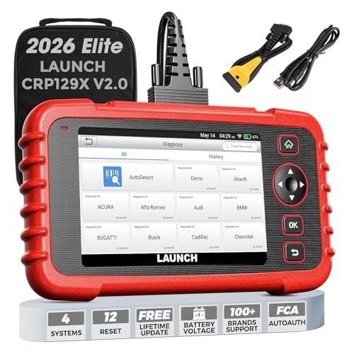 LAUNCH CRP129X V2.0 OBD2 Scanner, 2026 Elite Lifetime