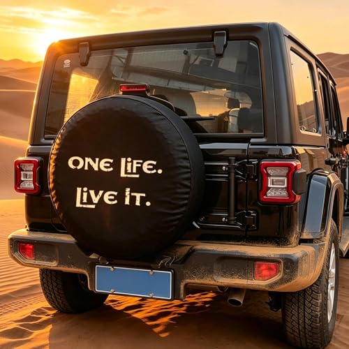 YOCTM Leather Spare Tire Cover (White)