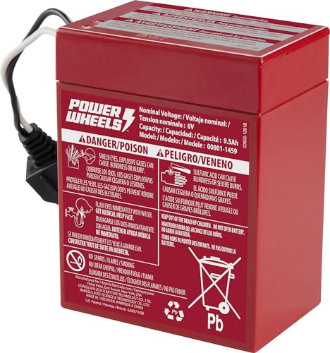 Power Wheels 6V Red Replacement Battery