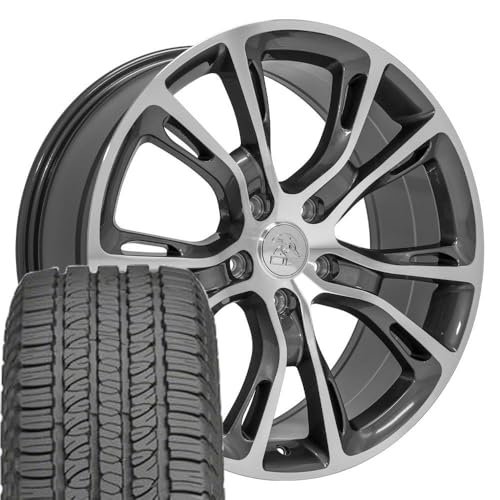 Grand Cherokee Gunmetal Rims & Tires Set