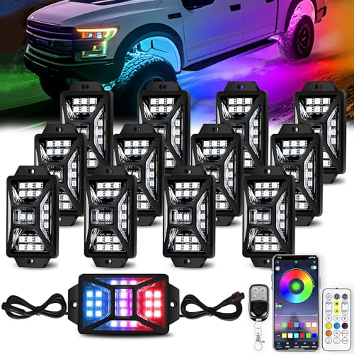Auto Buero 12-Pod RGB Rock Lights