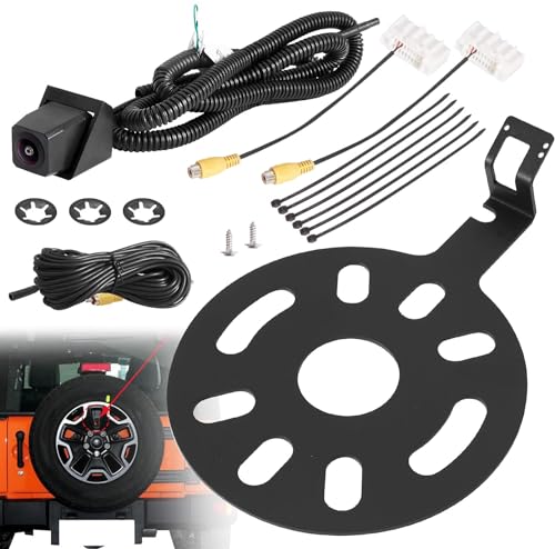 Jeep Wrangler Spare Tire Backup Camera