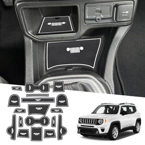 MARCHFA Non-Slip Rubber Mats for Jeep Renegade