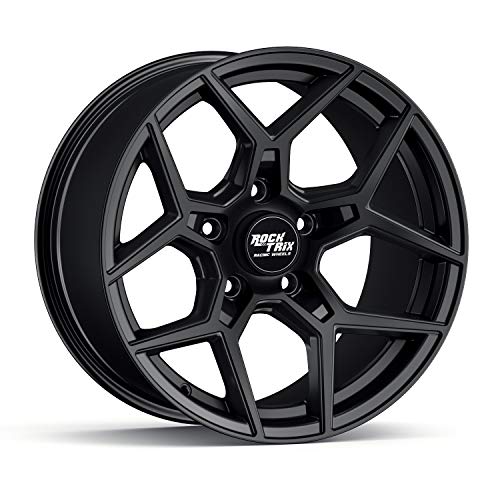 RockTrix 20x9 Matte Black Jeep Wheel