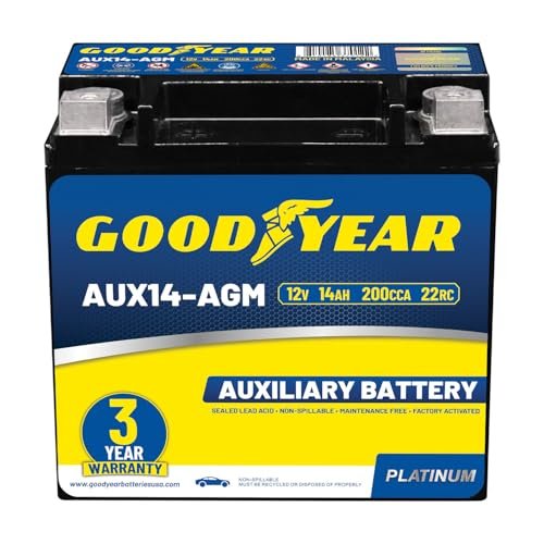 Goodyear AUX14 AGM Auxiliary Battery