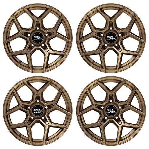RockTrix Bronze Jeep Wheels Set