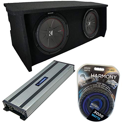Harmony Audio Dual 12” Subwoofer for Jeep Wrangler JK 2 Door