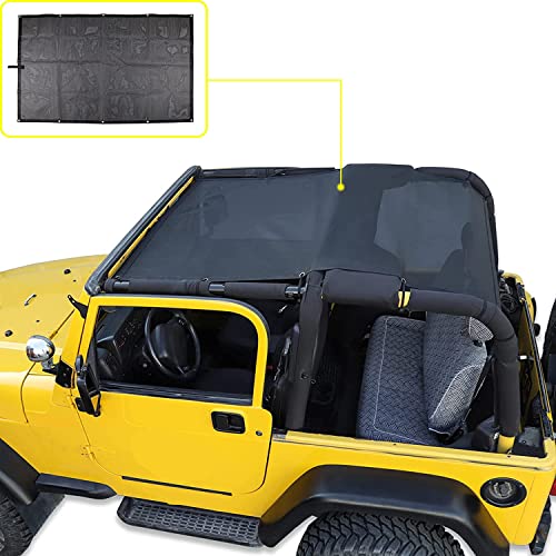 JeCar Mesh Shade Bikini Top for Jeep TJ