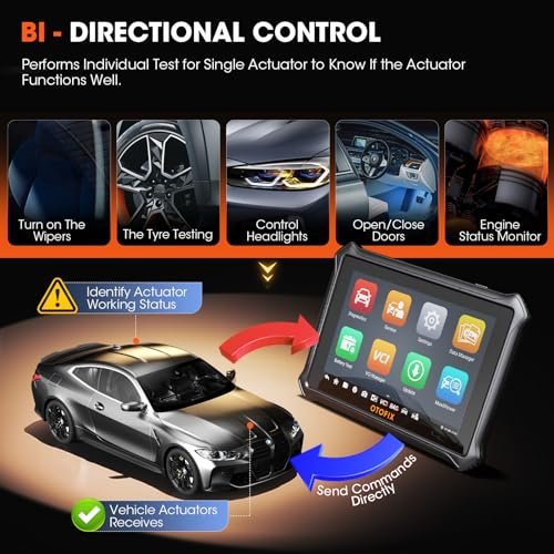 OTOFIX D1 Lite 2026 Bidirectional Scan Tool, Bluetooth OBD2 Scanner Diagnostic Tool, 2 Years Free Update, 38+ Services, CANFD & DoIP Protocols, All System Diagnoses, ABS Bleeding, Auto VIN - Image 3