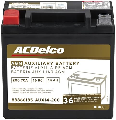 ACDelco Gold AGM Auxiliary Battery