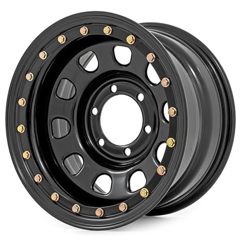 Rough Country 15x10 Black Steel Wheel