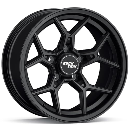 RockTrix RT105 Matte Black Jeep Wheel