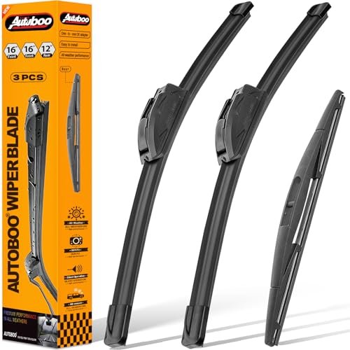 AUTOBOO Windshield Wipers for Jeep Wrangler JL