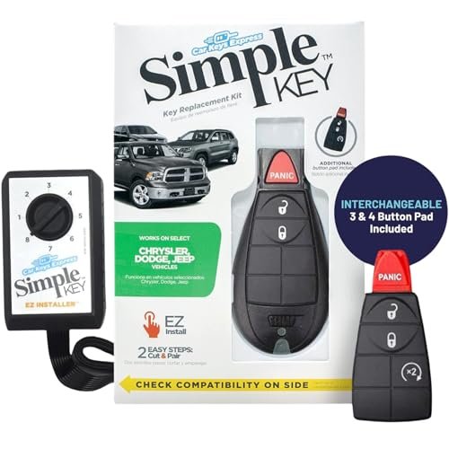 Simple Key Programmer for Chrysler & Jeep