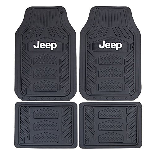 Jeep Weatherpro Black Floor Mats Set