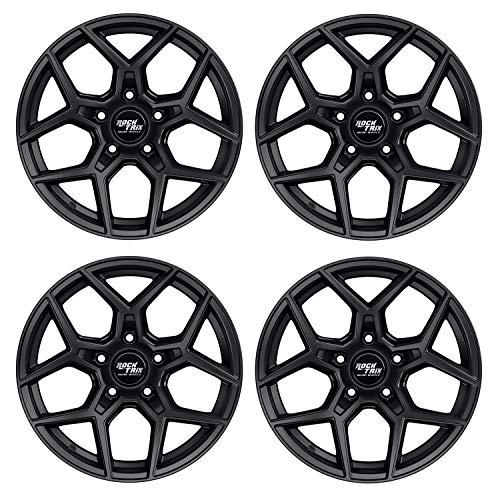 RockTrix RT105 Matte Black Jeep Rims