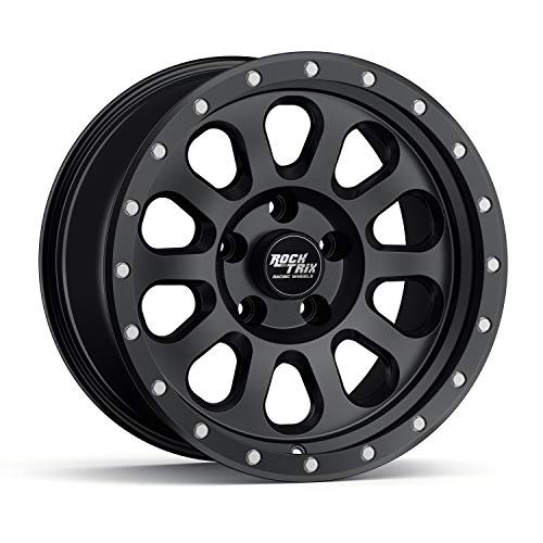 RockTrix Matte Black Jeep Wheel