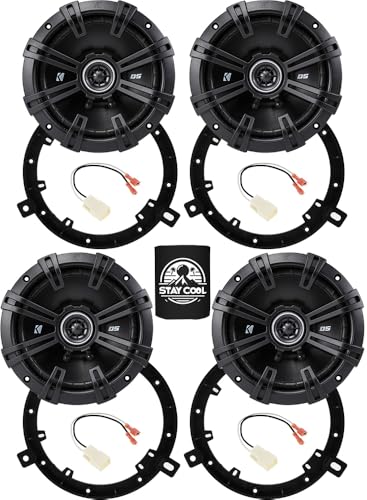 KICKER 6.75" Speaker Upgrade Kit for Jeep Wrangler