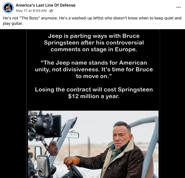 Did Jeep Part Ways With Bruce Springsteen? The Real Story Revealed
