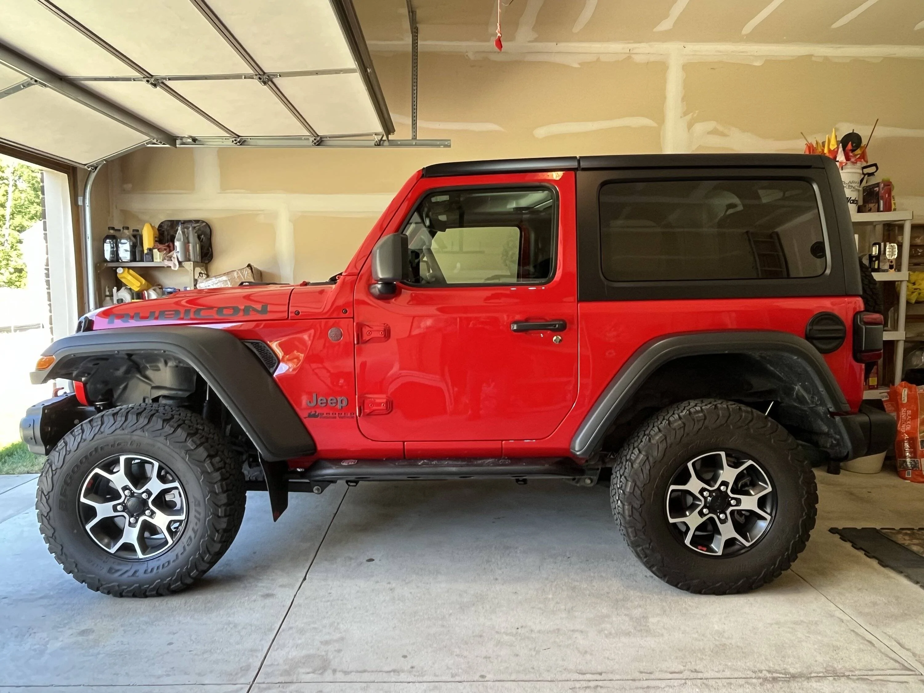 Jeep Wrangler Rubicon Lift Stock Wheels
