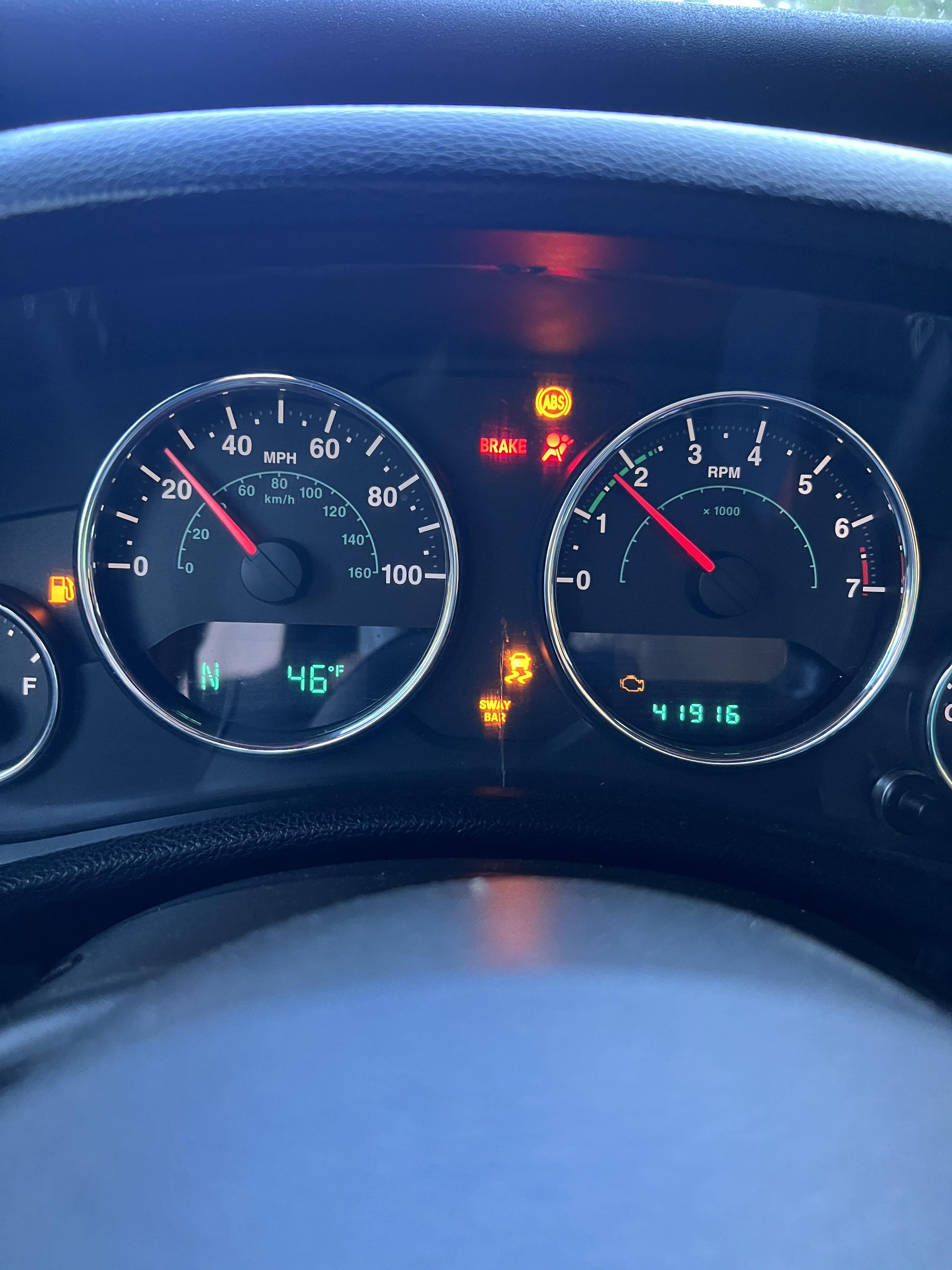 How To Reset All The Cluster Lights On Jeep Compass Fast