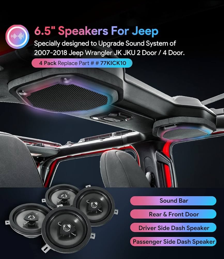 How To Replace Front Speakers In Jeep Wrangler JK: Step-by-Step Guide