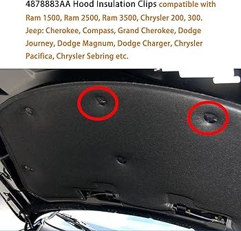How To Remove Hood Insulation Clips Jeep Cherokee Easily