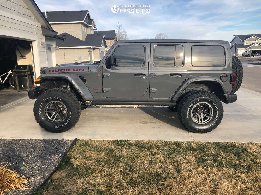Jesse Spade Wheel: Rugged Ridge Jeep Gun Metal