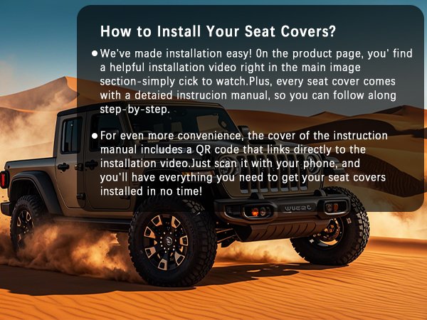 Jeep Wrangler Seat Cover Installation: Simple Step-by-Step