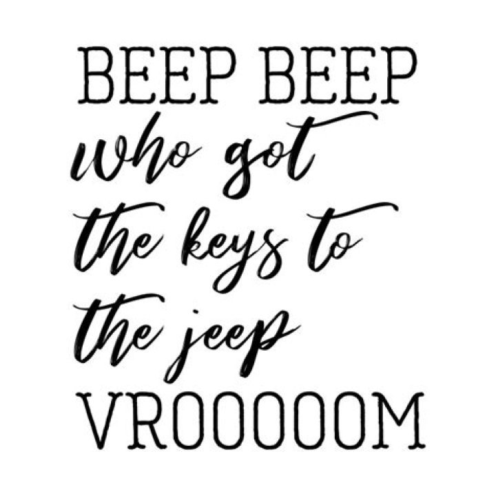 Who Got The Keys To The Jeep Vroom: Unlocking Iconic Lyrics