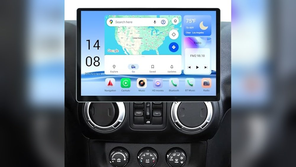 best radio 13 inches for jeep jk 2017