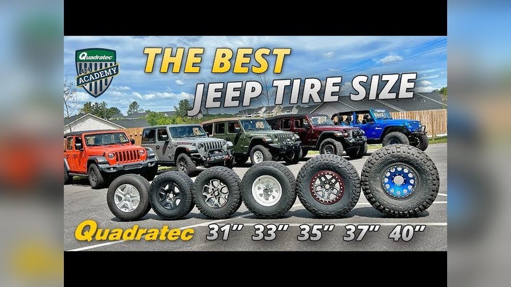 best tire size for jeep wrangler
