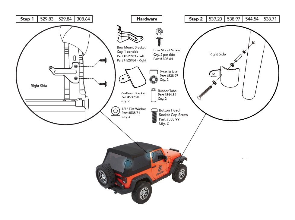 Installing Soft Top On Jeep Wrangler JK 2 Door: Easy Guide Installing Soft Top On Jeep Wrangler JK 2 Door: Easy Guide