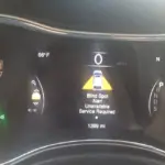Blind Spot Alert Unavailable Service Required