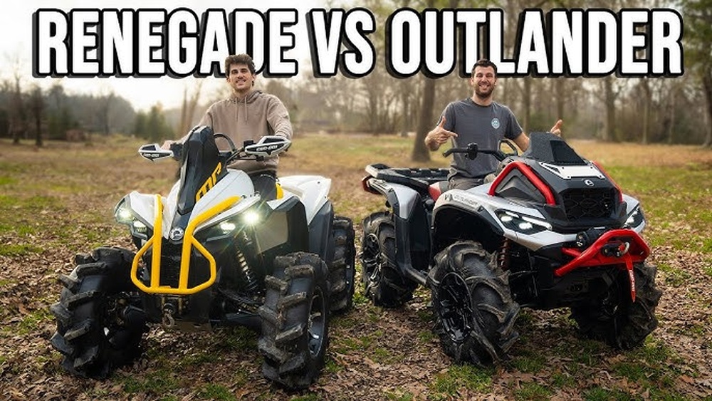 can am outlander xmr 1000 vs renegade 1000