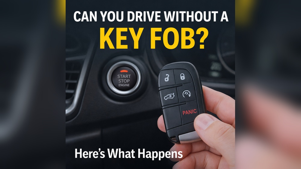 can you drive a jeep without the key fob