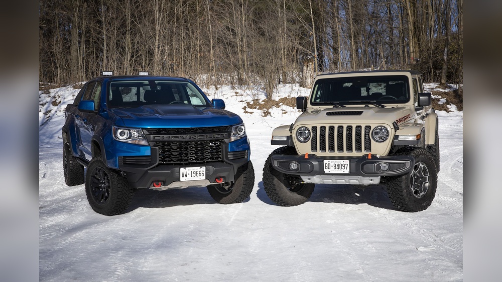 chevy colorado vs jeep gladiator