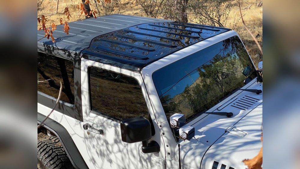 clear top jeep wrangler 2 door