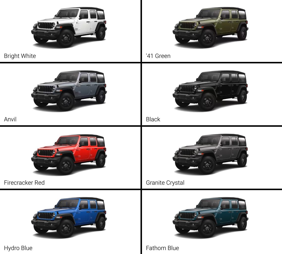 What Are The New Jeep Colors: Explore 2024’s Hottest Shades What Are The New Jeep Colors: Explore 2024’s Hottest Shades