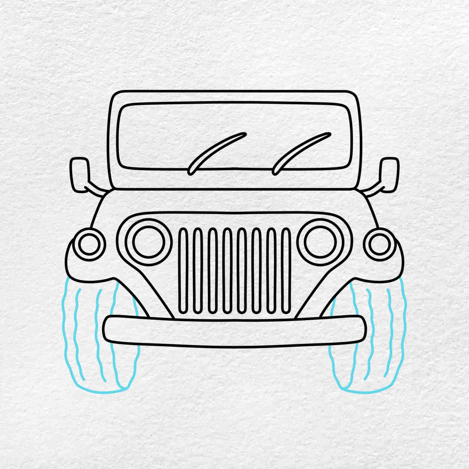 How To Draw A Simple Jeep: Easy Step-by-Step Guide