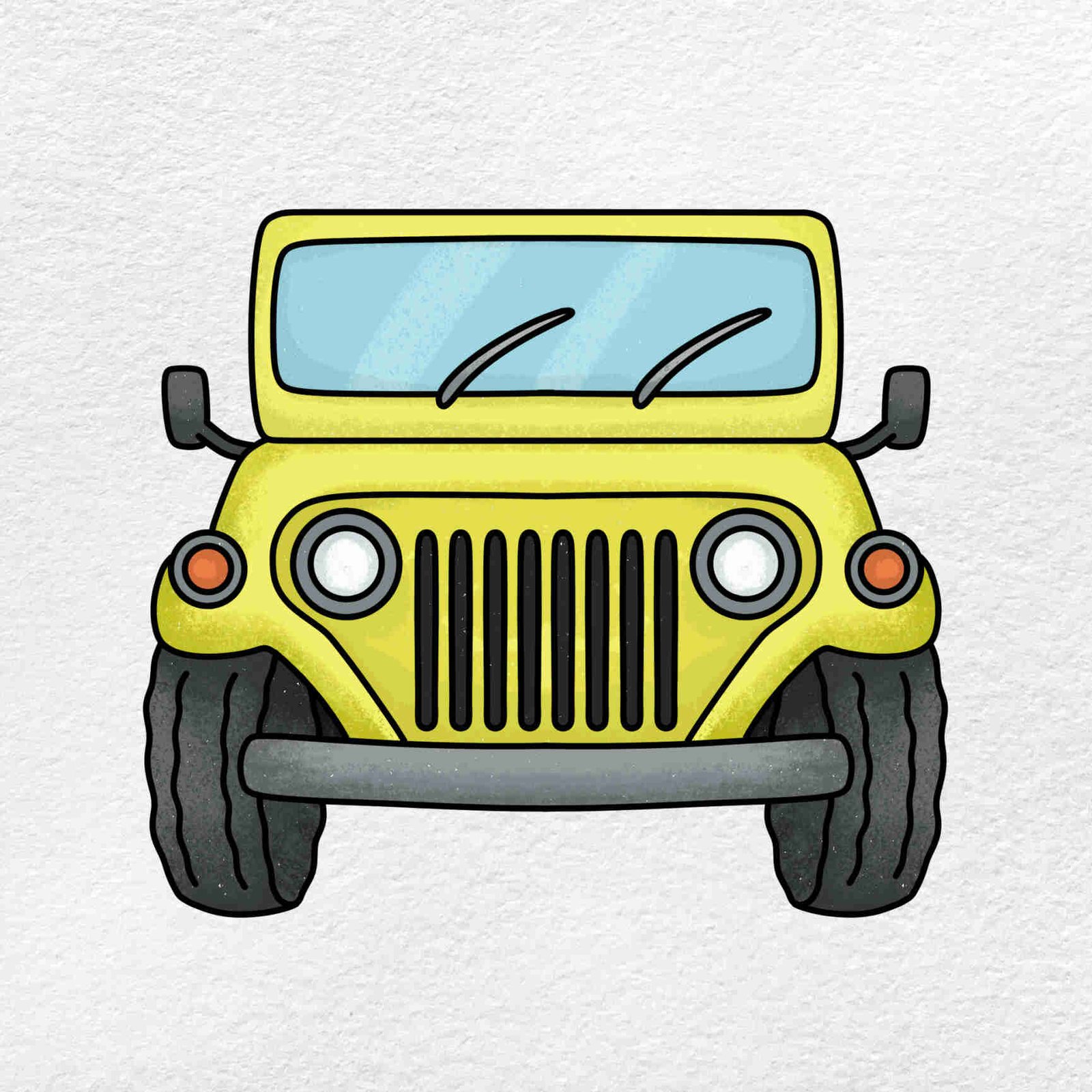 How To Draw A Simple Jeep: Easy Step-by-Step Guide
