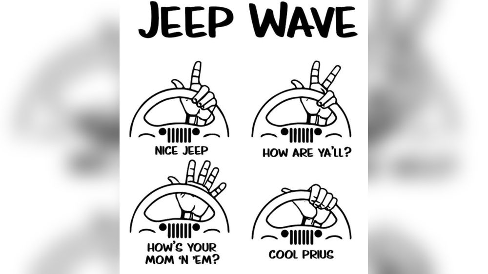 how did the jeep wave start 1