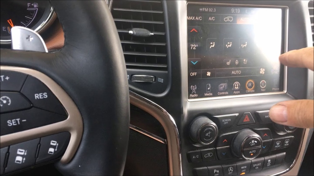 how do i reset my jeep climate control